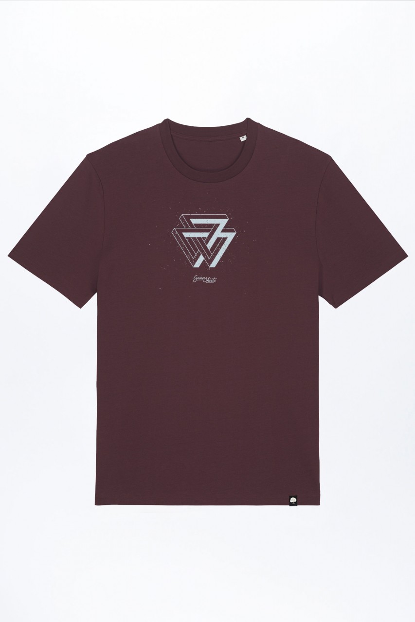 Melange Triangle T-Shirt für Männer